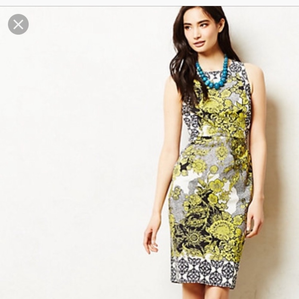 Weston Wear for Anthropologie Aures Floral Sheath